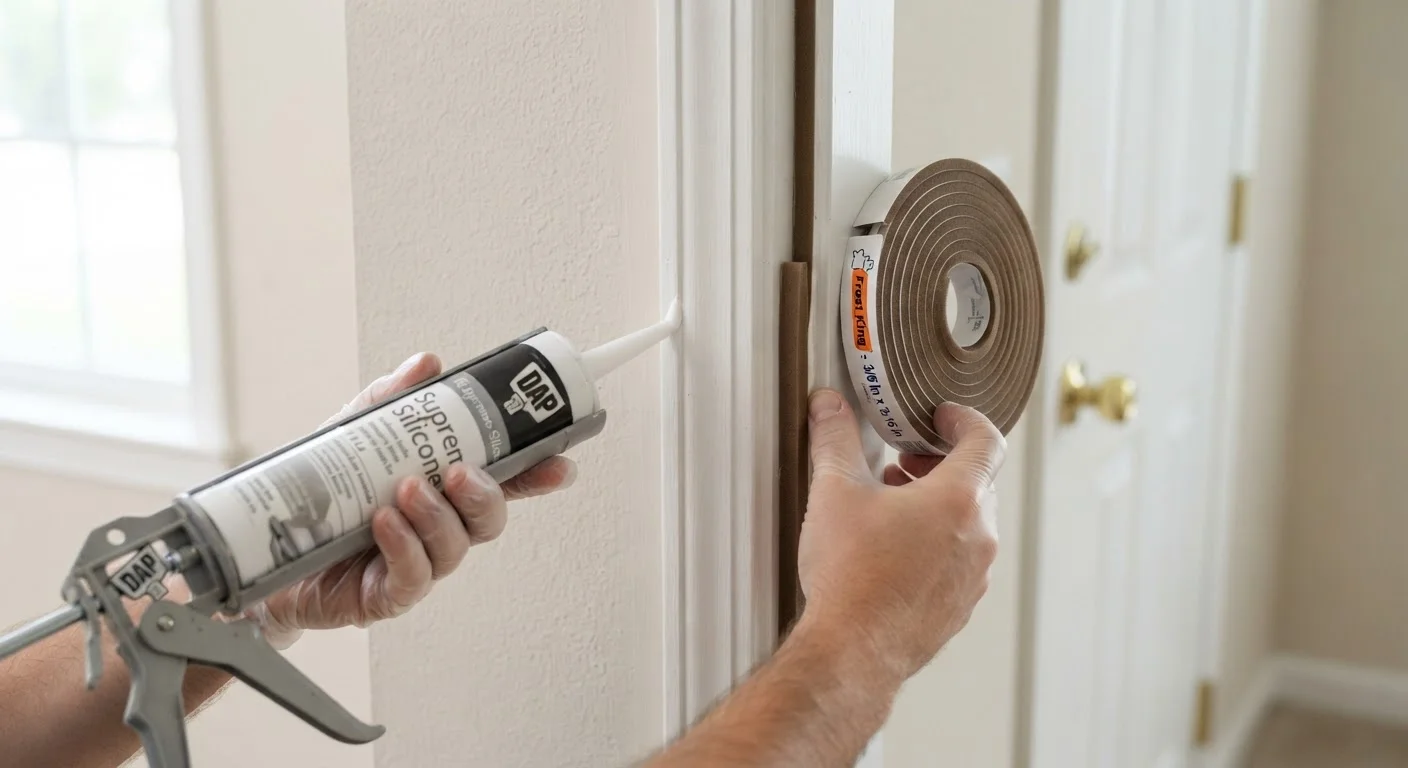 Caulk vs. Weatherstripping: Sealing Drafts the Right Way