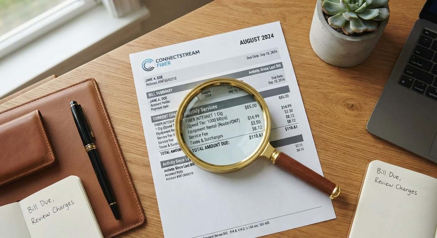 Common Terms on Your Internet Bill — and What They Mean
