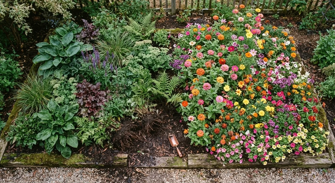Perennials vs. Annuals: Choosing the Right Plants for a Low-Effort Garden