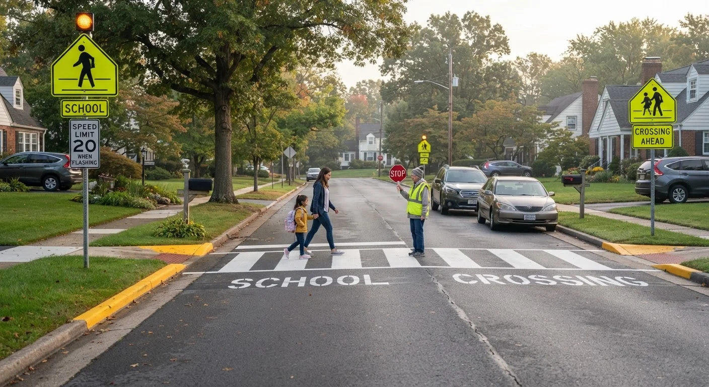The Rules Around School Zones, Crosswalks, and Pedestrian Right-of-Way
