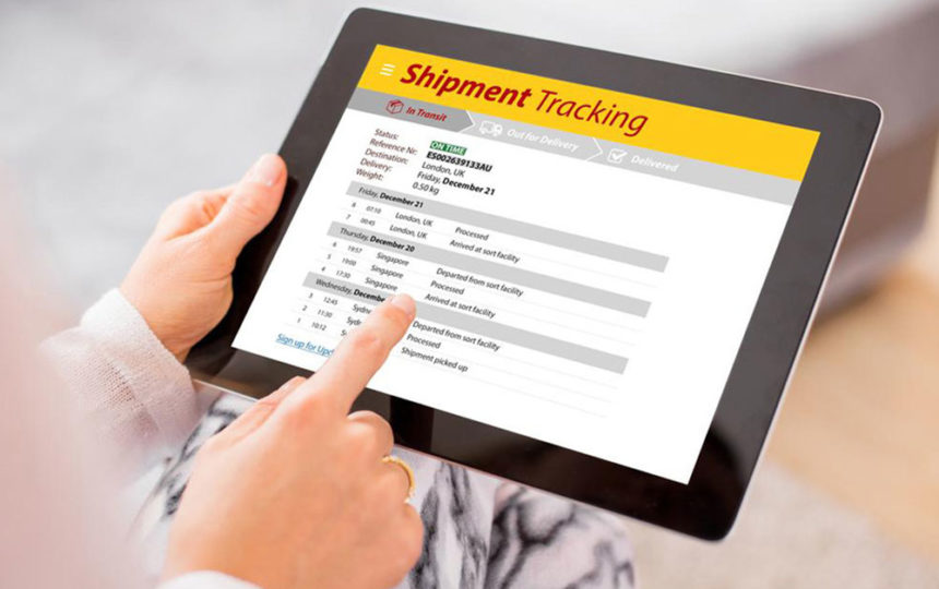 Shipment tracking process