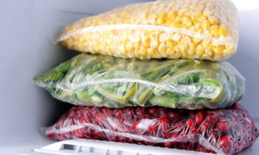 Three ways of freezing corn