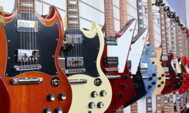 Three basic types of electric guitars