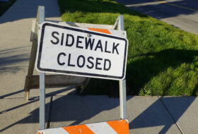5 common types of sidewalk closed signs